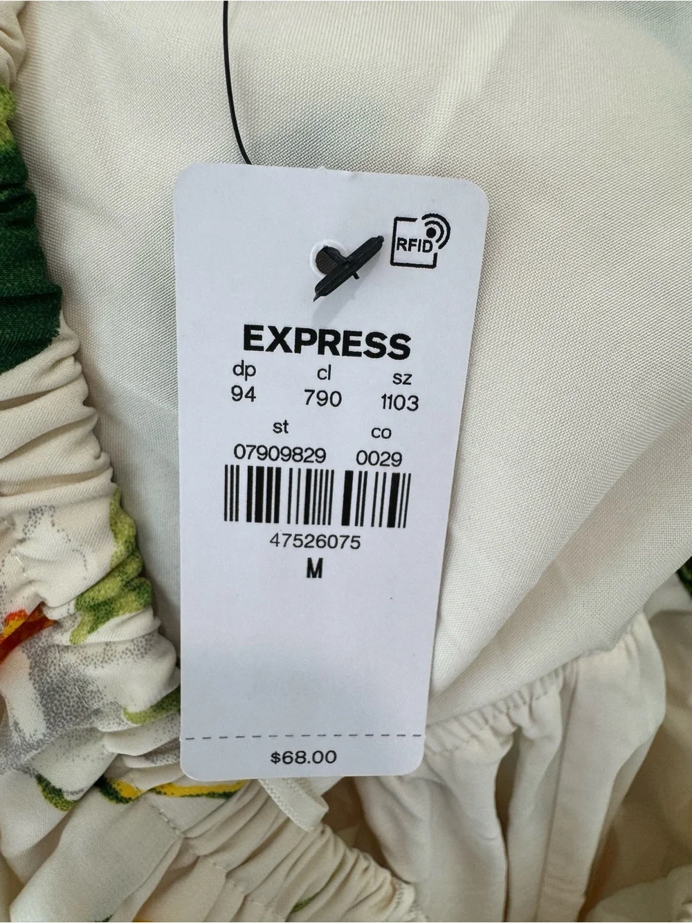 Express Strapless Romper with Yellow Lemon & Green Leaf Print